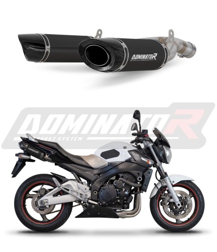 Suzuki GSR 600 2006 - 2011 EXHAUST Muffler Auspuff Sportauspuff Silencer Echappement Silencieux Scarico Scarichi Escape Wydech Tłumik HP8 BLACK DOMINATOR x