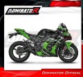 exhaust muffler DOMINATOR HP8 BLACK fits to Kawasaki ZX10R 2016  2020 5