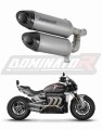 wydech tłumik DOMINATOR Tytanowy HP8 pasujący do motocykla TRIUMPH ROCKET 3 GT 2019 - 2024