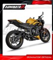 complete exhaust system with muffler DOMINATOR Full System HP8 BLACK fits to Triumph STREET TRIPLE 765 S / R / RS 2023  2024