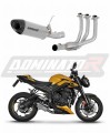 Trumph STREET TRIPLE 765 S R RS Exhaust Muffler Manifold Collector Auspuff Sportauspuff Silencer Echappement Silencieux Scarico Marmitta Scarichi Escape Wydech Tłumik Kolektor Titanium HP8 DOMINATOR Full Exhaust System x