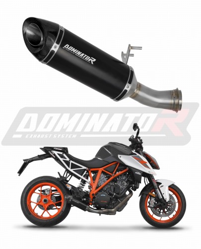 exhaust muffler DOMINATOR HP8 BLACK Low Level fits to KTM 1290 SUPER Duke / R 2017  2019
