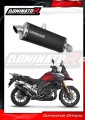 exhaust muffler DOMINATOR P7 BLACK fits to Suzuki DL 1000 VStrom 2017  2020