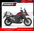 exhaust muffler DOMINATOR P7 BLACK fits to Suzuki DL 1000 VStrom 2017  2020 4