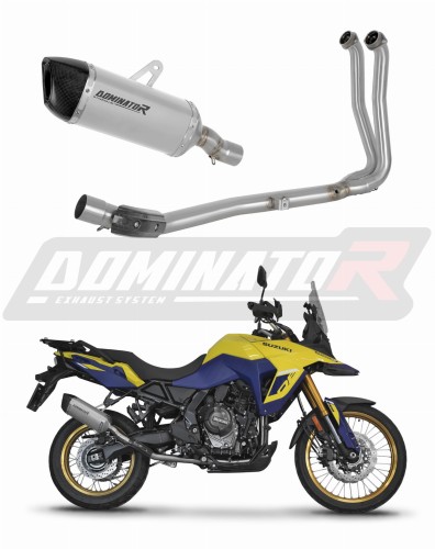 kompletny układ wydechowy z tłumikiem DOMINATOR Full System Tytanowy HP6 pasujący do motocykla Suzuki V-Strom 800 SE / DE 2023 - 2024
