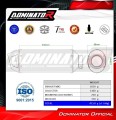 kompletny układ wydechowy z tłumikiem DOMINATOR Full System MX2 CZARNY pasujący do motocykla Suzuki V-Strom 800 SE / DE 2023 - 2024 4