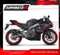 complete exhaust system with muffler DOMINATOR Full System HP6 BLACK fits to Aprilia RS 457 2024  2026 5