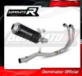 complete exhaust system with muffler DOMINATOR Full System OV G2 BLACK fits to Yamaha MT03 2020  2023 3