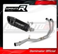 kompletny układ wydechowy z tłumikiem DOMINATOR Full System HP8 CZARNY pasujący do motocykla Yamaha YZF-R3 2019 - 2024 4