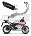 kompletny układ wydechowy z tłumikiem DOMINATOR Full System HP8 CZARNY pasujący do motocykla Yamaha YZF-R3 2019 - 2024 2