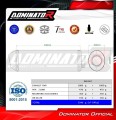 wydech tłumik DOMINATOR OVR pasujący do motocykla Kawasaki Z1000 2003 - 2006 3