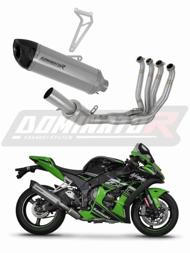 kompletny układ wydechowy z tłumikiem DOMINATOR Full System Tytanowy HP5 pasujący do motocykla Kawasaki ZX10R 2016 - 2020