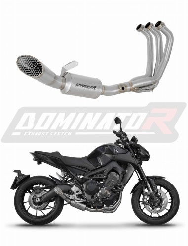 kompletny układ wydechowy z tłumikiem DOMINATOR Full System GP3 pasujący do motocykla Yamaha MT-09 2017 - 2020
