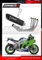 kompletny układ wydechowy z tłumikiem DOMINATOR Full System HP6 CZARNY pasujący do motocykla Kawasaki ZX10R / RR 2021 - 2025 2