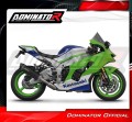 kompletny układ wydechowy z tłumikiem DOMINATOR Full System HP6 CZARNY pasujący do motocykla Kawasaki ZX10R / RR 2021 - 2025 5