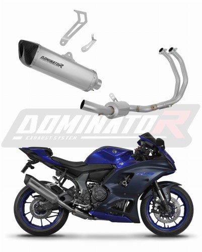 kompletny układ wydechowy z tłumikiem DOMINATOR RACE Full System Tytanowy HP6 pasujący do motocykla Yamaha YZF R7 2021 - 2024 6
