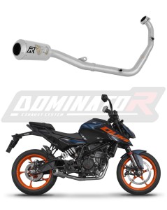 KTM 125 Duke 2024 Full Exhaust System Collector Silencer GPS + dB killer