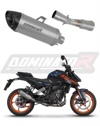 exhaust muffler DOMINATOR titanium HP8 fits to KTM 125 Duke 2024