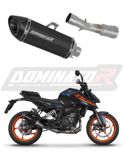 exhaust muffler DOMINATOR HP8 BLACK fits to KTM 250 Duke 2024  5
