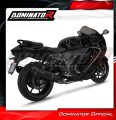 complete exhaust system with muffler DOMINATOR Full System HP6 BLACK fits to Suzuki GSX 1300 R Hayabusa 2021  2024 4