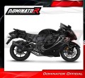 kompletny układ wydechowy z tłumikiem DOMINATOR Full System HP6 CZARNY pasujący do motocykla Suzuki GSX 1300 R Hayabusa 2021 - 2024 5