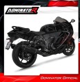Suzuki GSX 1300 R Hayabusa 2021 - 2024 EXHAUST Muffler Auspuff Sportauspuff Silencer Echappement Silencieux Scarico Scarichi Escape Wydech Tłumik HP6 BLACK Dominator Exhaust System 2