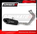 complete exhaust system with muffler DOMINATOR Full System HP8 BLACK fits to Kawasaki Ninja 650 2023  2026 3