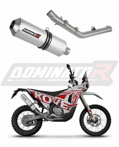 wydech tłumik DOMINATOR MX pasujący do motocykla Kove 450 RALLY 2023 - 2025