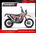 exhaust muffler DOMINATOR MX BLACK fits to Kove 450 RALLY 2023  2025 4