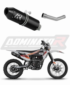 Kayo K5 300 Enduro 2024 - 2025 Exhaust Silencer Muffler MX2 BLACK + dB killer
