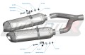 wydech tłumik DOMINATOR HP1 CZARNY pasujący do motocykla Aprilia SMV DORSODURO 750 2008 - 2016 2