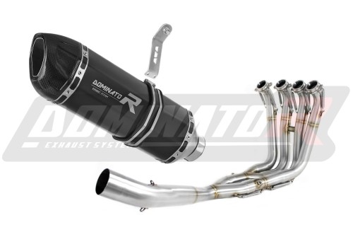 complete exhaust system with muffler DOMINATOR Full System HP1 BLACK fits to BMW S1000RR 2012  2014