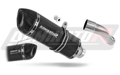 wydech tłumik DOMINATOR Homologowany HP1 CZARNY pasujący do motocykla Honda CB 600F HORNET PC41 2007 - 2013