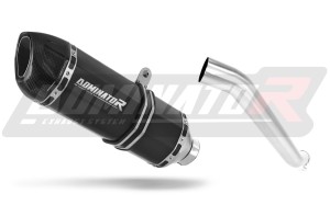 Kawasaki ZX6R 636 2003 - 2004 Exhaust Silencer Muffler HP1 BLACK + dB killer