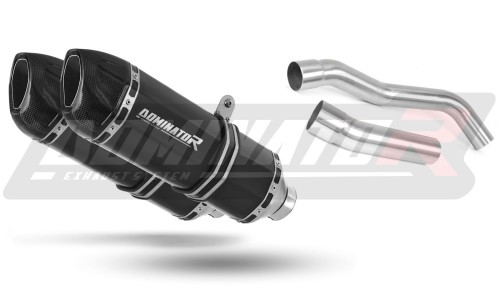 wydech tłumik DOMINATOR HP1 CZARNY pasujący do motocykla Kawasaki Z1000 2007 - 2009