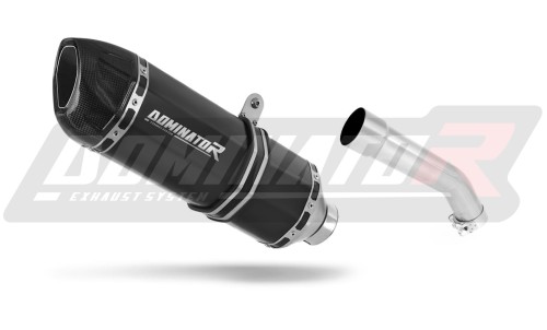 ZX10R EXHAUST Kawasaki Muffler Auspuff Sportauspuff Silencer Echappement Silencieux Scarico Scarichi Escape Wydech Tłumik Carbon Tip HP1 BLACK 2004 - 2005 Dominator  x