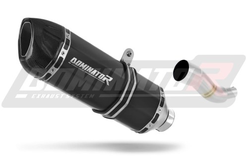 exhaust muffler DOMINATOR HP1 BLACK fits to Piaggio X9 125 2000  2009