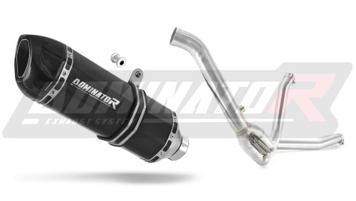 DL 650 V-STROM / XT 2012 - 2016 Exhaust SUZUKI Muffler Auspuff Sportauspuff Silencer Echappement Silencieux Scarico Scarichi Escape Wydech Tłumik HP1 BLACK Dominator Exhaust System x