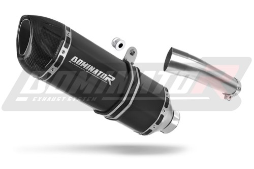 exhaust muffler DOMINATOR HP1 BLACK fits to Suzuki SV 650 S 1999  2002