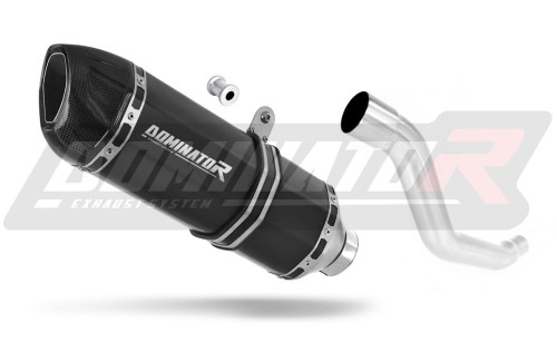 exhaust muffler DOMINATOR HP1 BLACK fits to Suzuki XF 650 Freewind 1997  2003