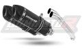 DL 1000 V-STROM EXHAUST Suzuki Muffler Auspuff Sportauspuff Silencer Echappement Silencieux Scarico Scarichi Escape Wydech Tłumik Carbon Tip HP1 BLACK 2002 - 2011 Dominator  x
