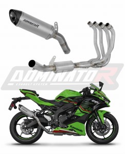 Kawasaki ZX-4R / RR 2023 - 2024 Full Exhaust System Collector Silencer Titanium HP8 + dB killer