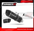 exhaust muffler DOMINATOR homologated road legal HP1 BLACK fits to Yamaha FZS FAZER 1000 2001  2005 2