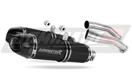 YZF R1 1000 RN19 EXHAUST Yamaha Muffler Auspuff Sportauspuff Silencer Echappement Silencieux Scarico Scarichi Escape Wydech Tłumik Carbon Tip HP1 BLACK 2007 - 2008 DOMINATOR  x