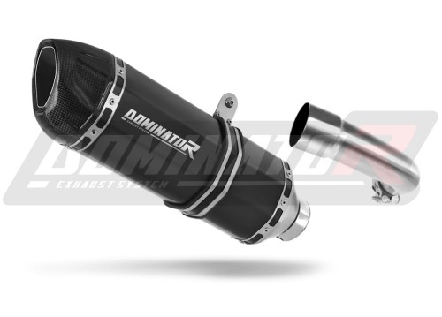 Dominar 400 Exhaust BAJAJ Muffler Auspuff Sportauspuff Silencer Echappement Silencieux Scarico Scarichi Escape Carbon Tip HP1 BLACK 2016-2018 Dominator  x