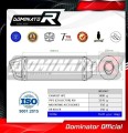 complete exhaust system with muffler DOMINATOR Full System HP1 BLACK fits to Yamaha XJ 6N / S / F 2009  2016 3