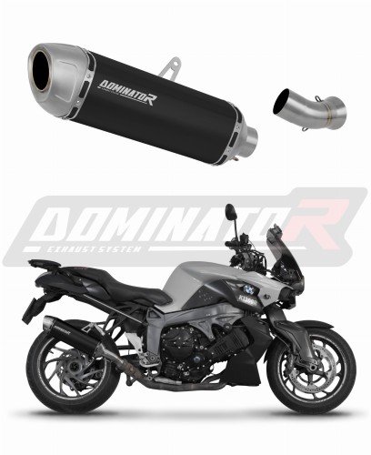 exhaust muffler DOMINATOR S6 BLACK fits to BMW K1300R 2007  2015