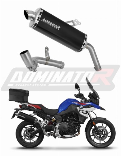 BMW F900GS Adventure 2024 EXHAUST Muffler Auspuff Sportauspuff Silencer Echappement Silencieux Scarico Scarichi Escape Wydech Tłumik P7 BLACK Dominator Exhaust System x