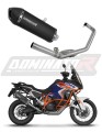 complete exhaust system with muffler DOMINATOR Full System HP7 BLACK fits to KTM 1290 Super Adventure 2021  2024