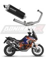 complete exhaust system with muffler DOMINATOR Full System P7 BLACK fits to KTM 1290 Super Adventure 2021  2024 5